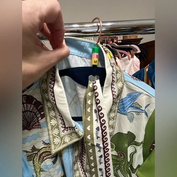 Unbranded White Starfish Mini Shirt Dress - Picture 7 of 7